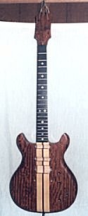 Guitar Body before installing hardware