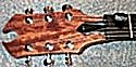 Front of the guitar headstock